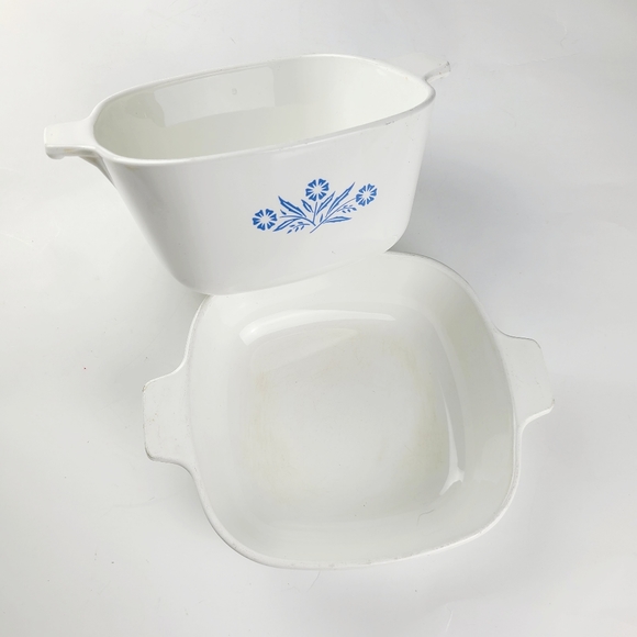 《Vintage》2 Corningware cornflower print - Picture 3 of 10